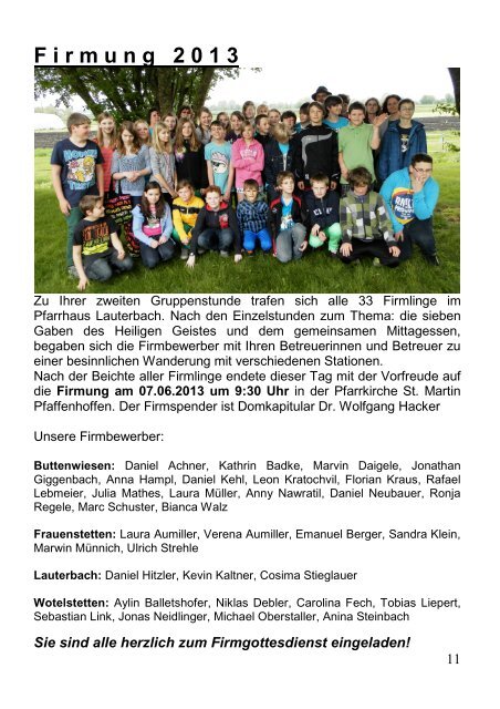 Pfarrbrief Juni 2013.pdf - Bistum Augsburg