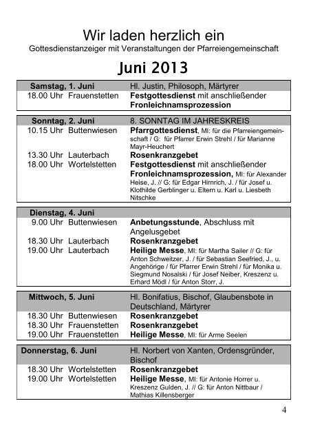 Pfarrbrief Juni 2013.pdf - Bistum Augsburg