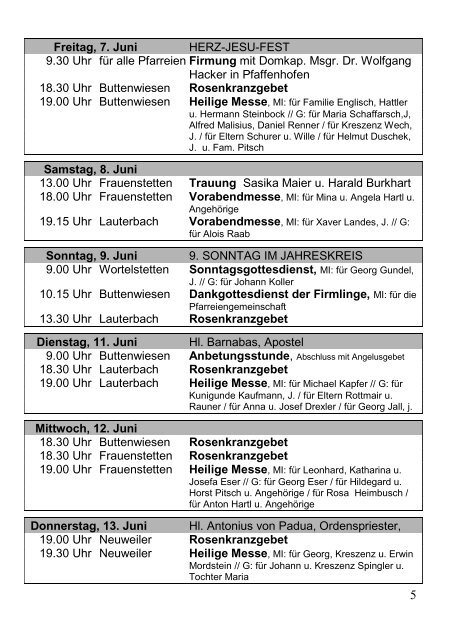 Pfarrbrief Juni 2013.pdf - Bistum Augsburg