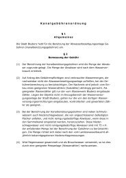 Kanalgebührenordnung 2013 - Stadt Bludenz