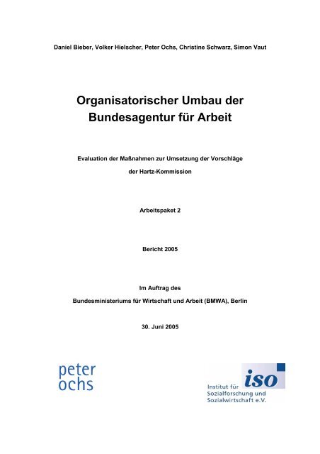 Organisatorischer Umbau der Bundesagentur für Arbeit [PDF, 3MB]