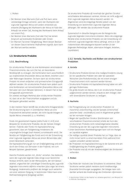 Informationsbroschüre - BNP Paribas Fortis