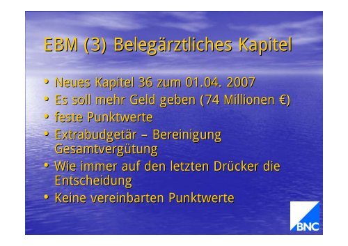 Was gibt es Neues? - Berufsverband Niedergelassener Chirurgen