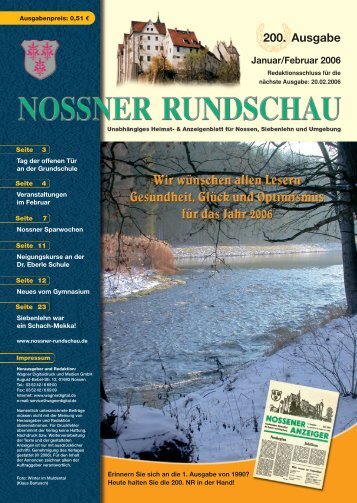 Januar/Februar 2006 - Nossner Rundschau