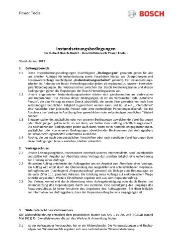 Download (PDF - 137,2 kB) - Bosch Elektrowerkzeuge für Heimwerker