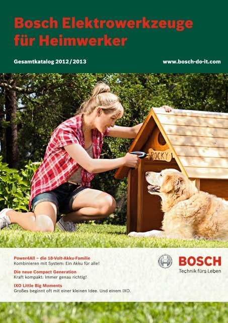 Download (PDF - 34,3 MB) - Bosch Elektrowerkzeuge für Heimwerker