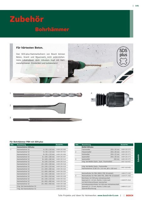 Download (PDF - 34,3 MB) - Bosch Elektrowerkzeuge für Heimwerker