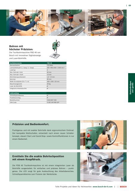 Download (PDF - 34,3 MB) - Bosch Elektrowerkzeuge für Heimwerker