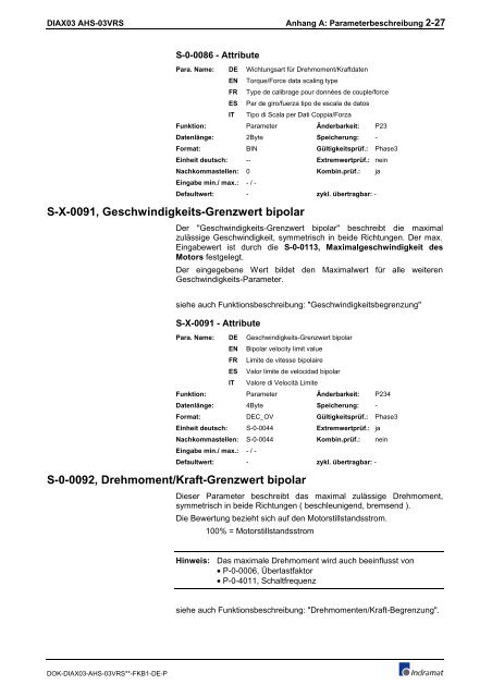 FWA-DIAX03-AHS-03VRS-MS - Bosch Rexroth