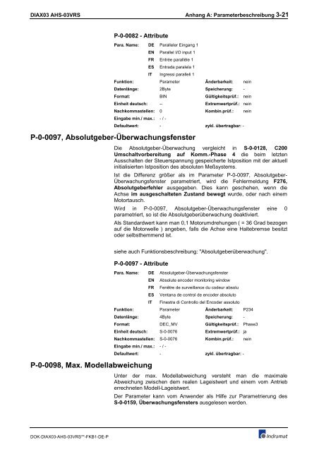 FWA-DIAX03-AHS-03VRS-MS - Bosch Rexroth