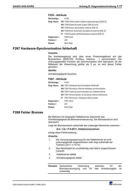 FWA-DIAX03-AHS-03VRS-MS - Bosch Rexroth