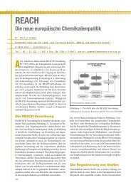 Die REACH-Verordnung - Brandschutzjahrbuch