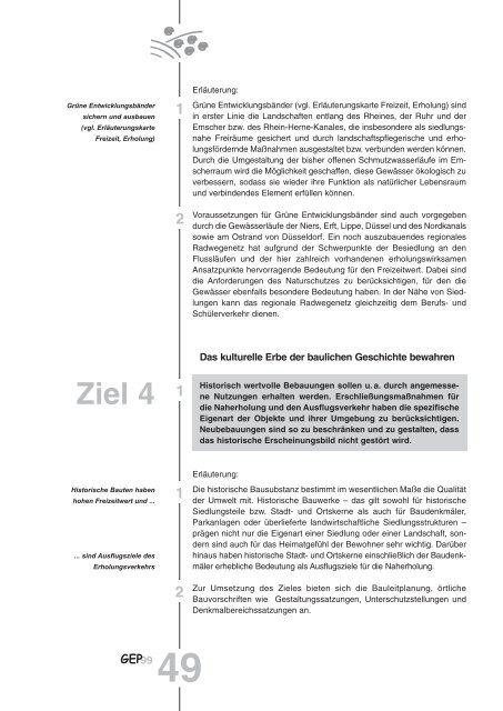 Gebietsentwicklungsplan GEP 99 - Bezirksregierung Düsseldorf