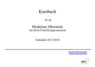 Kursbuch 2013/14 - Erich Fried Realgymnasium