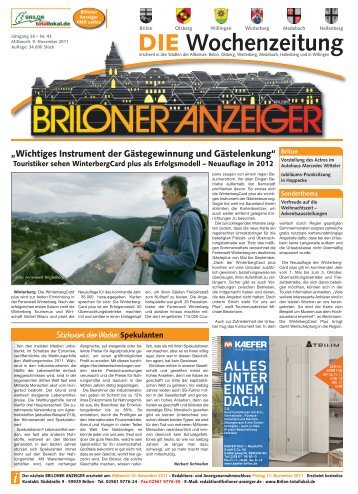 DIE Wochenzeitung - Briloner Anzeiger