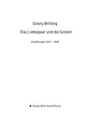 Georg Britting Das Liebespaar und die Greisin
