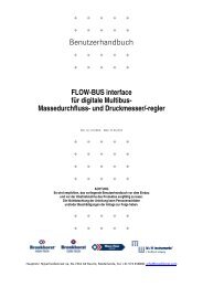 FLOW-BUS interface für digitale Multibus - Bronkhorst