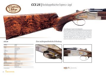 CCS 25 | Bockdoppelbüchse Express • Jagd