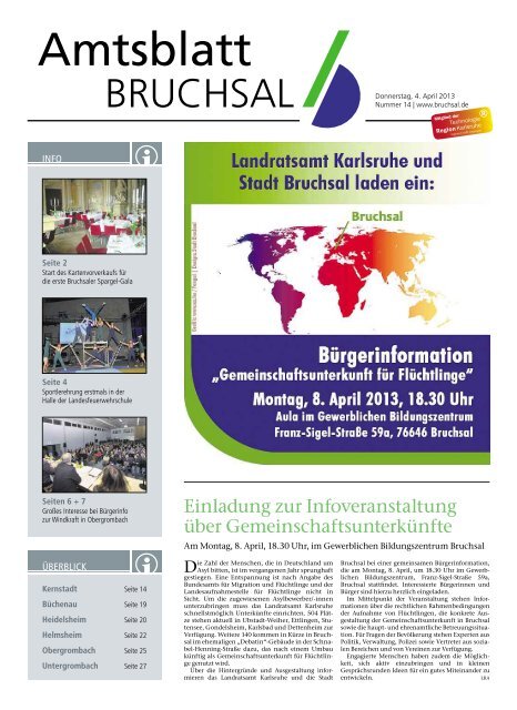 Amtsblatt KW 14/2013 - Bruchsal