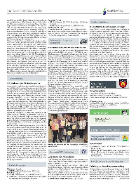 Amtsblatt KW 14/2013 - Bruchsal