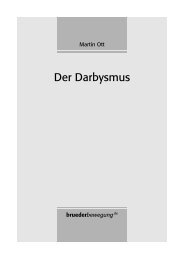 Martin Ott: Der Darbysmus - bruederbewegung.de