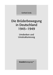 •Gerhard Jordy: Die Brüderbewegung in Deutschland 1945-1949•