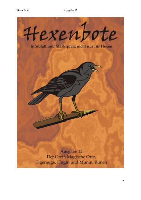 Hexenbote Ausgabe 12 0 - Brunoschneider.ch