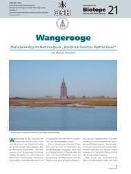 Wangerooge - Biologische Schutzgemeinschaft Hunte Weser-Ems ...