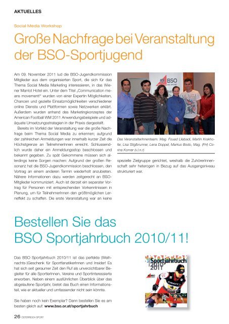 Österreich Sport Nr. 4/2011 - BSO