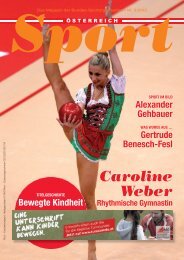 Österreich Sport – Das Magazin der Bundes-Sportorganisation - BSO