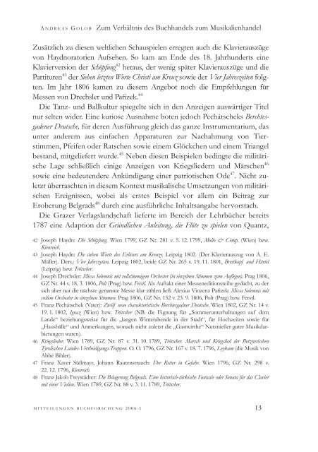 Mitteilungen der Gesellschaft für Buchforschung in Österreich 2006-1