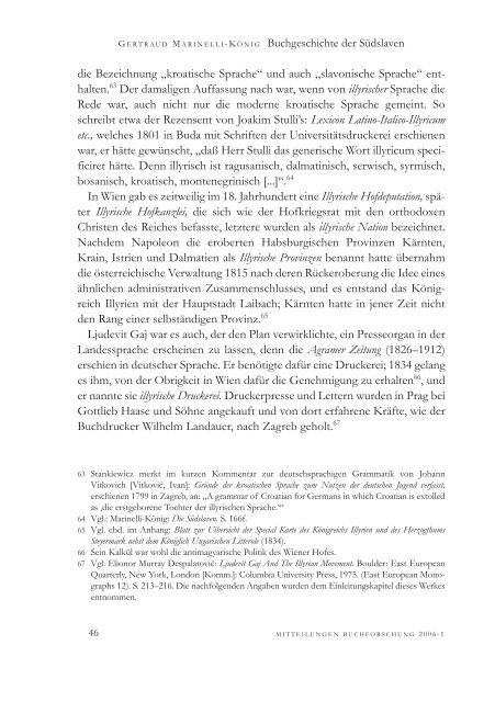 Mitteilungen der Gesellschaft für Buchforschung in Österreich 2006-1