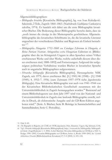 Mitteilungen der Gesellschaft für Buchforschung in Österreich 2006-1