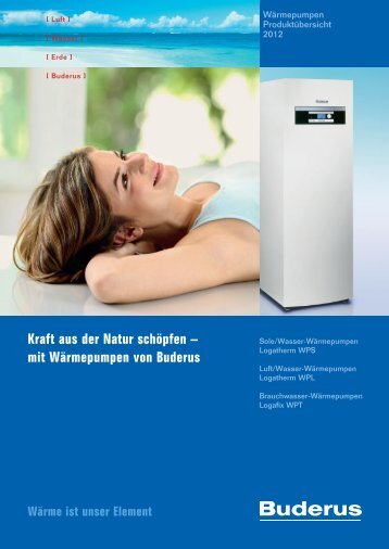 Produktübersicht Wärmepumpen_2012.pdf - Buderus