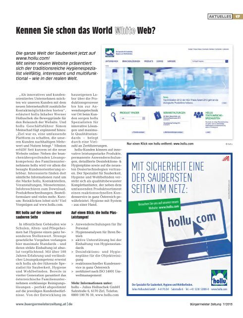 Ausgabe 7/2013 - Webway.at