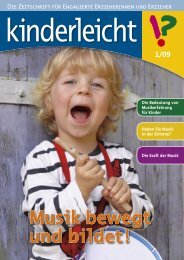 kinderleicht 1/2009 - Bergmoser + Höller Verlag AG