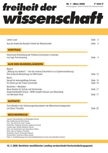 pdf-Version - Bund Freiheit der Wissenschaft eV