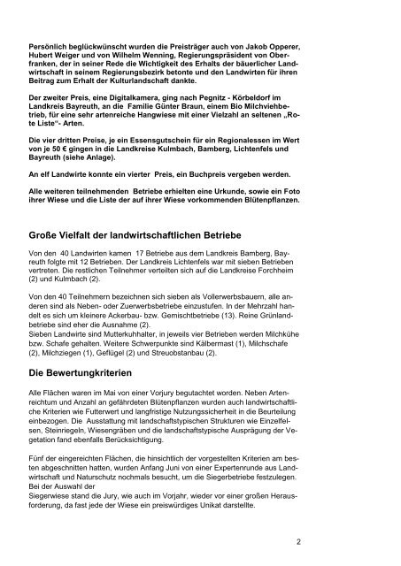 Pressemitteilung - Bund Naturschutz in Bayern eV