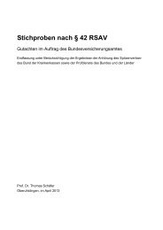 Stichproben nach § 42 RSAV - Bundesversicherungsamt