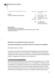 Wettbewerb in der gesetzlichen Krankenversicherung