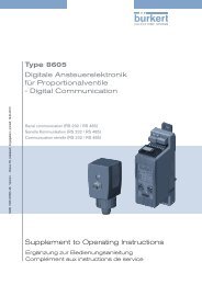 Digital Communication - Bürkert Fluid Control Systems