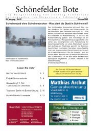 Schönefelder Bote - Bürgerverein Schönefeld eV