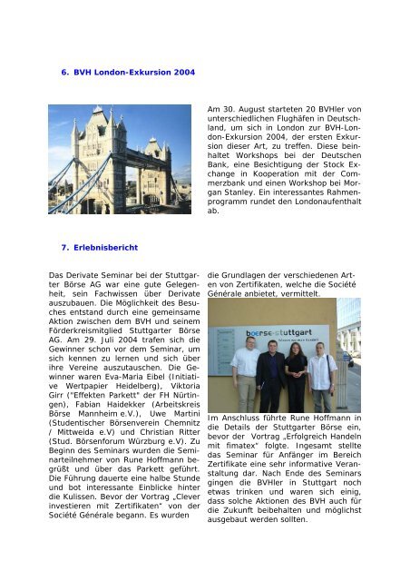 Neues Konzept für BVH-News (Neues Layout)