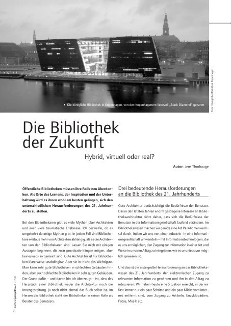 Die Bibliothek der Zukunft