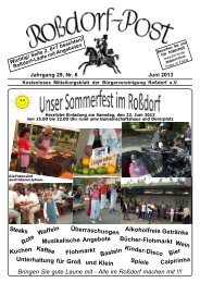 Roßdorf-Lädle mit Angeboten - bei der Bürgervereinigung Roßdorf eV