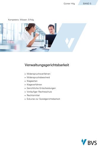 Verwaltungsgerichtliches Verfahren - Bayerische Verwaltungsschule