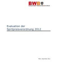 Evaluation der Spritpreisverordnung 2012 (Stand Februar ... - BWB