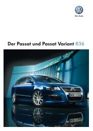 Der Passat und Passat Variant R36 - Autohaus Perski ohg