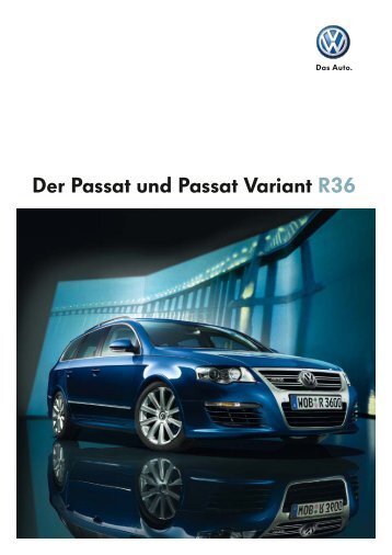 Der Passat und Passat Variant R36 - Autohaus Perski ohg