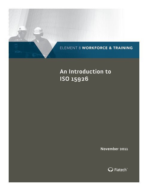An Introduction to ISO 15926 November 2011 - iRINGToday